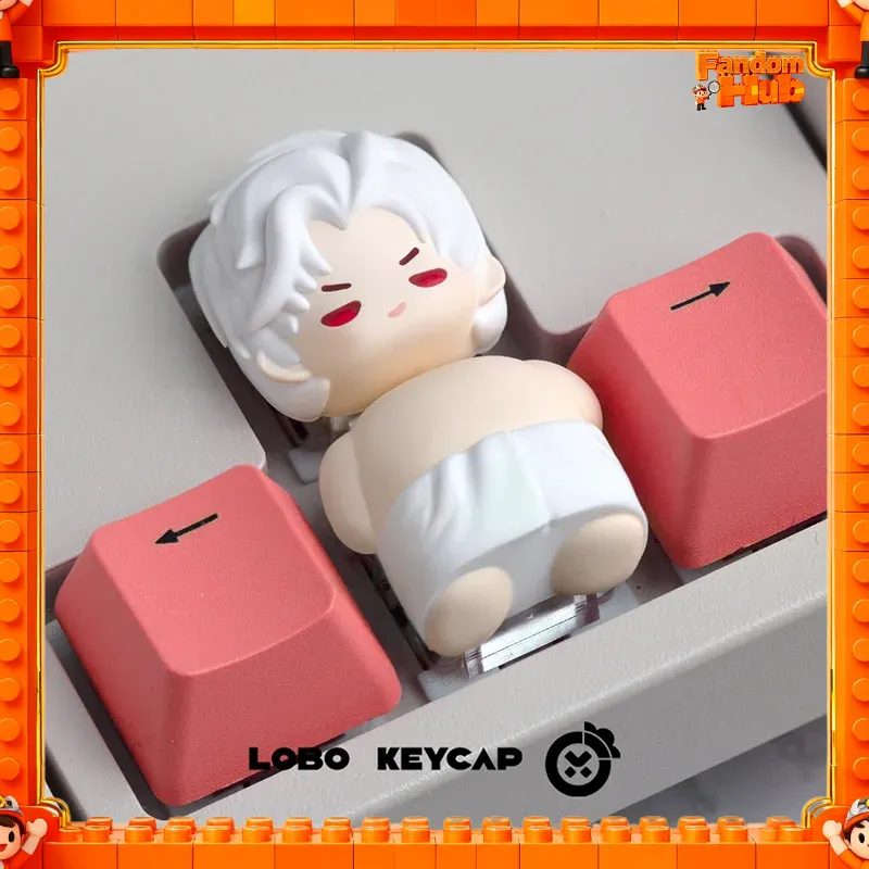 Keycap Artisan Anime - أغطية مفاتيح مخصصة 2026 بتصميم الحب