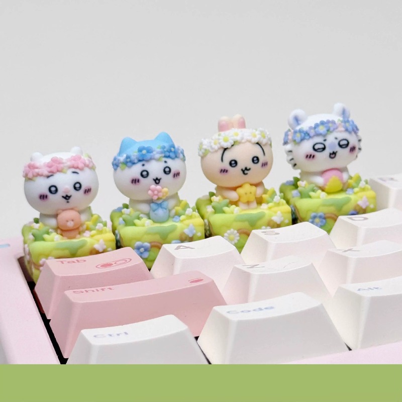 Keycap Artisan Anime - غطاء مفتاح كرتوني ثلاثي الأبعاد بتصميم