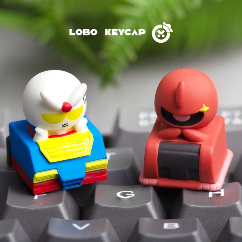 Keycap Artisan Anime - لوبو تشيبي غاندام زاكو غطاء مفتاح