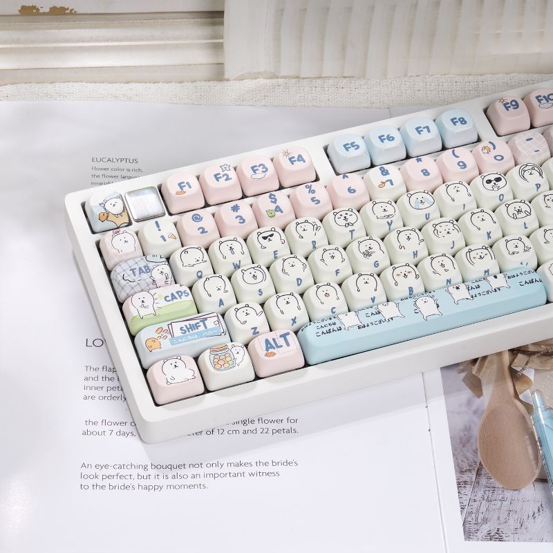 أغطية مفاتيح PBT مطبوعة بتصميم - مراجعة Keycap Artisan Anime وسعره