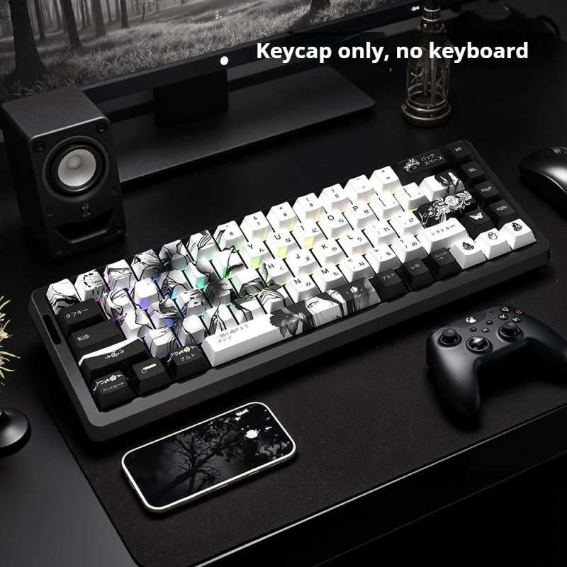 Reze شخصية أغطية المفاتيح بالم - مراجعة Keycap Artisan Anime وسعره