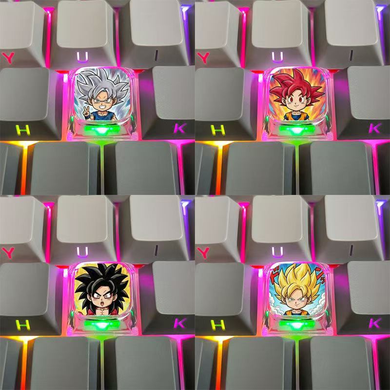 أغطية مفاتيح كرتونية لدراغون ب - مراجعة Keycap Artisan Anime وسعره