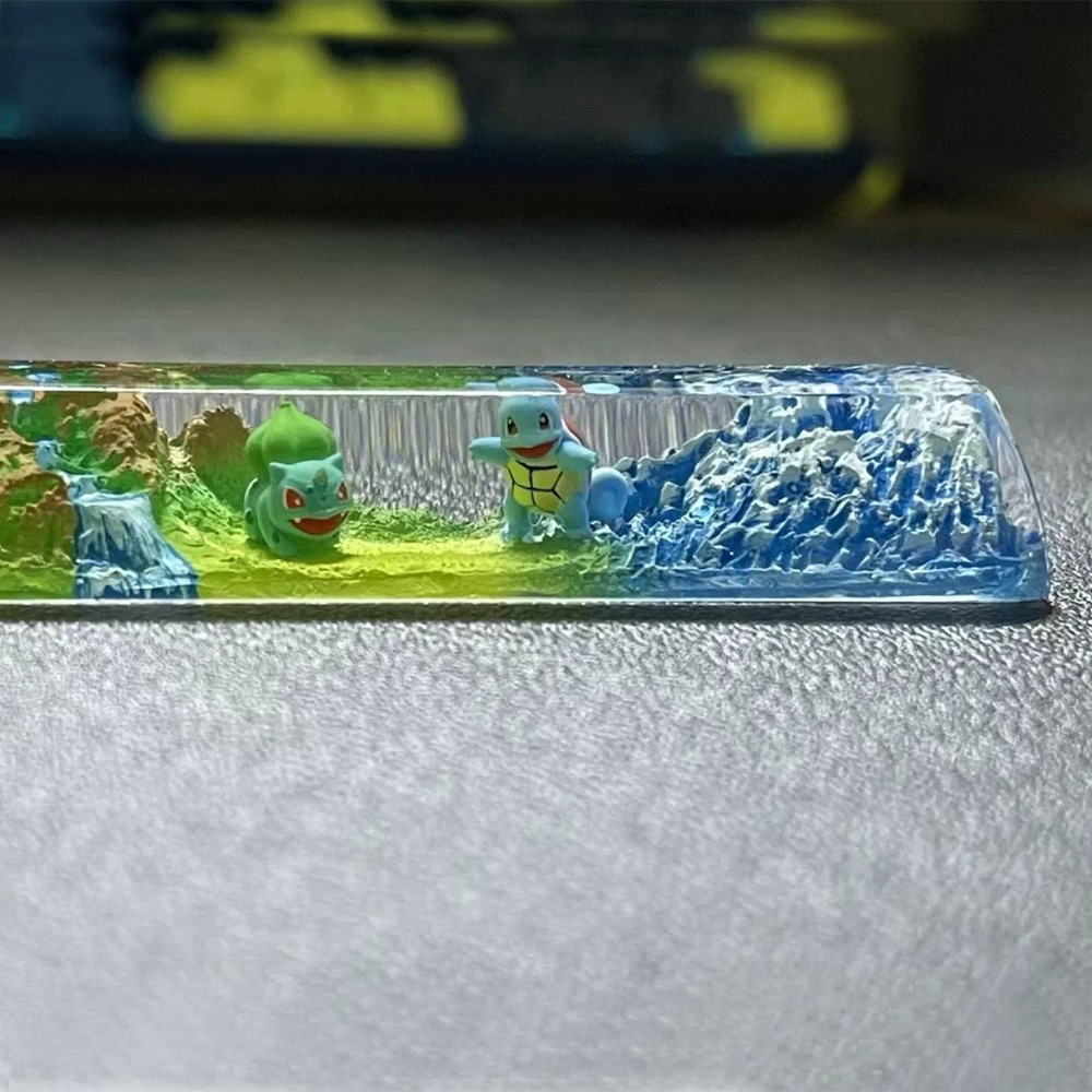 مفتاح لوحة المفاتيح ثلاثي الأب - مراجعة Keycap Artisan Anime وسعره