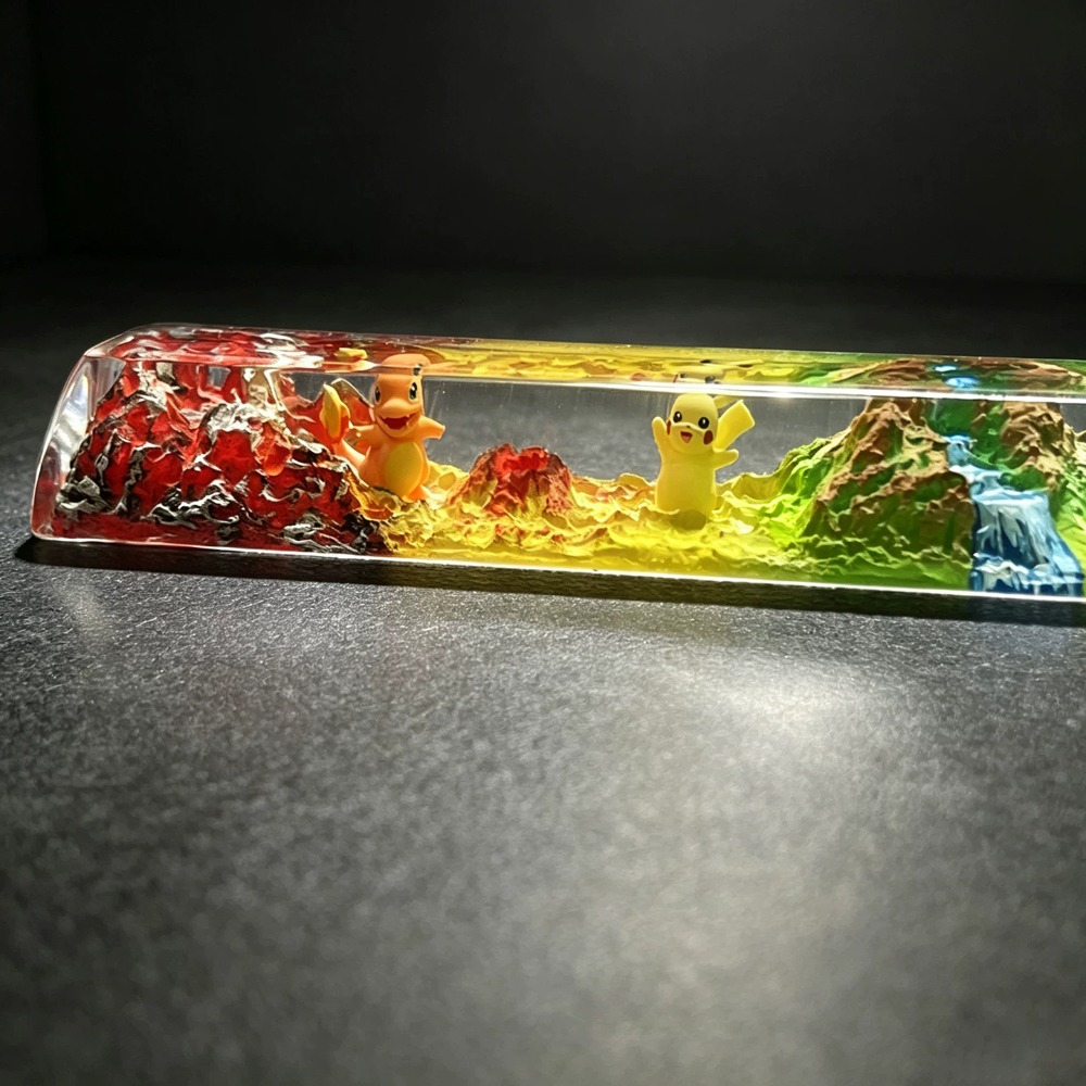 مفتاح لوحة المفاتيح ثلاثي الأب - مراجعة Keycap Artisan Anime وسعره