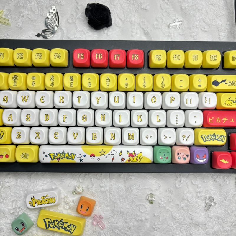 مجموعة من 131 مفتاحًا بتصميم أ - مراجعة Keycap Artisan Anime وسعره