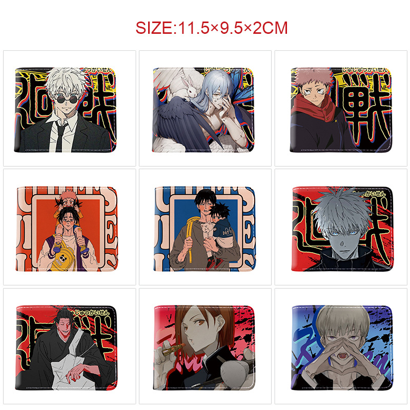 محفظة قصيرة ومحفظة عملات معدني - مراجعة Gojo Anime Merchandise وسعره