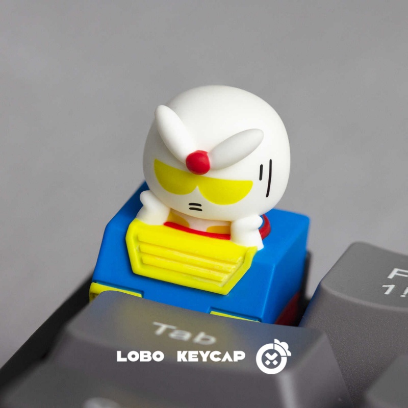 لوبو تشيبي غاندام زاكو غطاء مف - مراجعة Keycap Artisan Anime وسعره