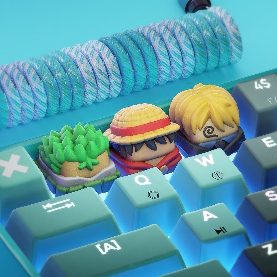 أغطية مفاتيح جديدة لطيفة من ON - مراجعة Keycap Artisan Anime وسعره